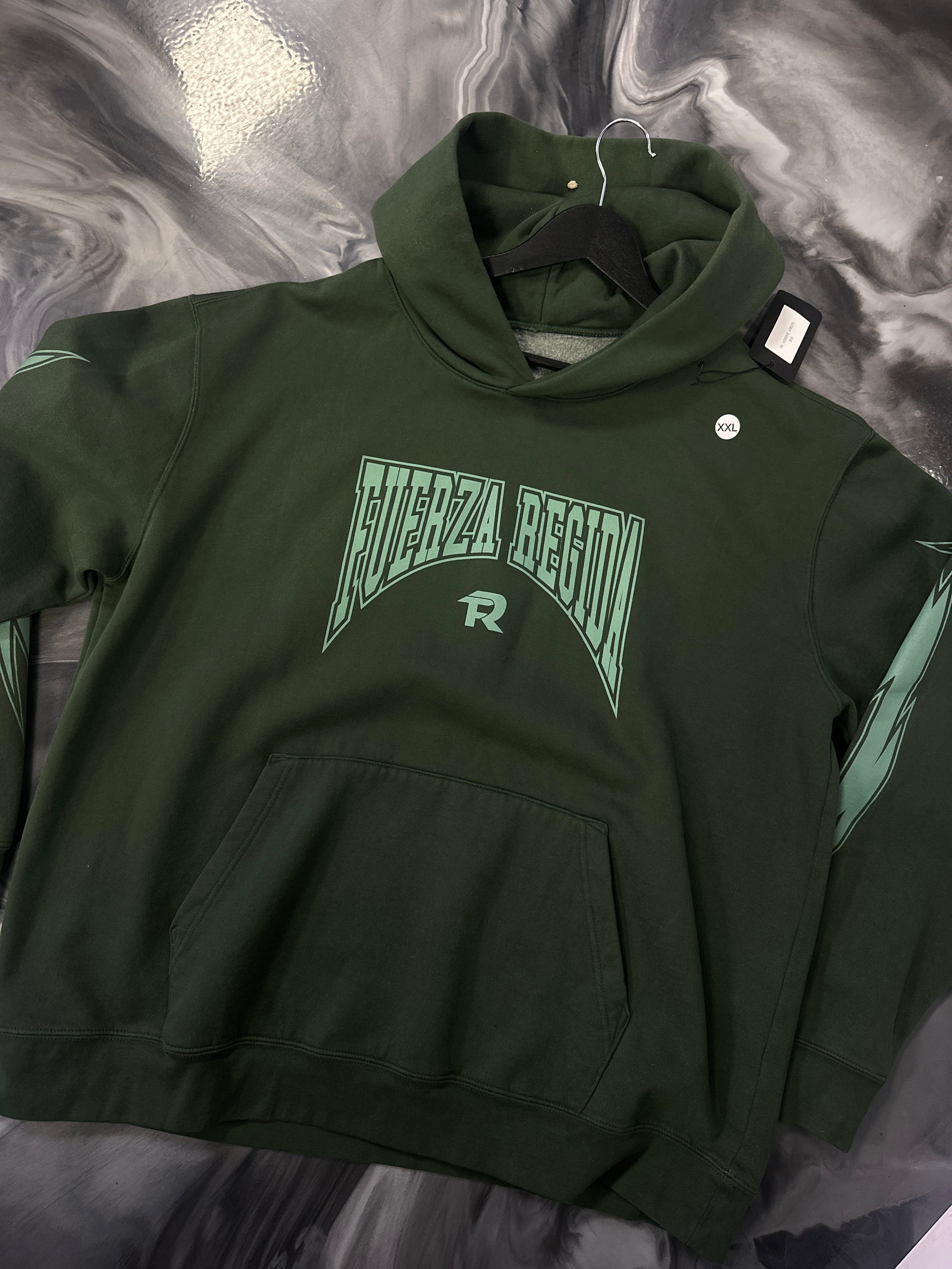 FUERZA GREEN HOODIE 2XL