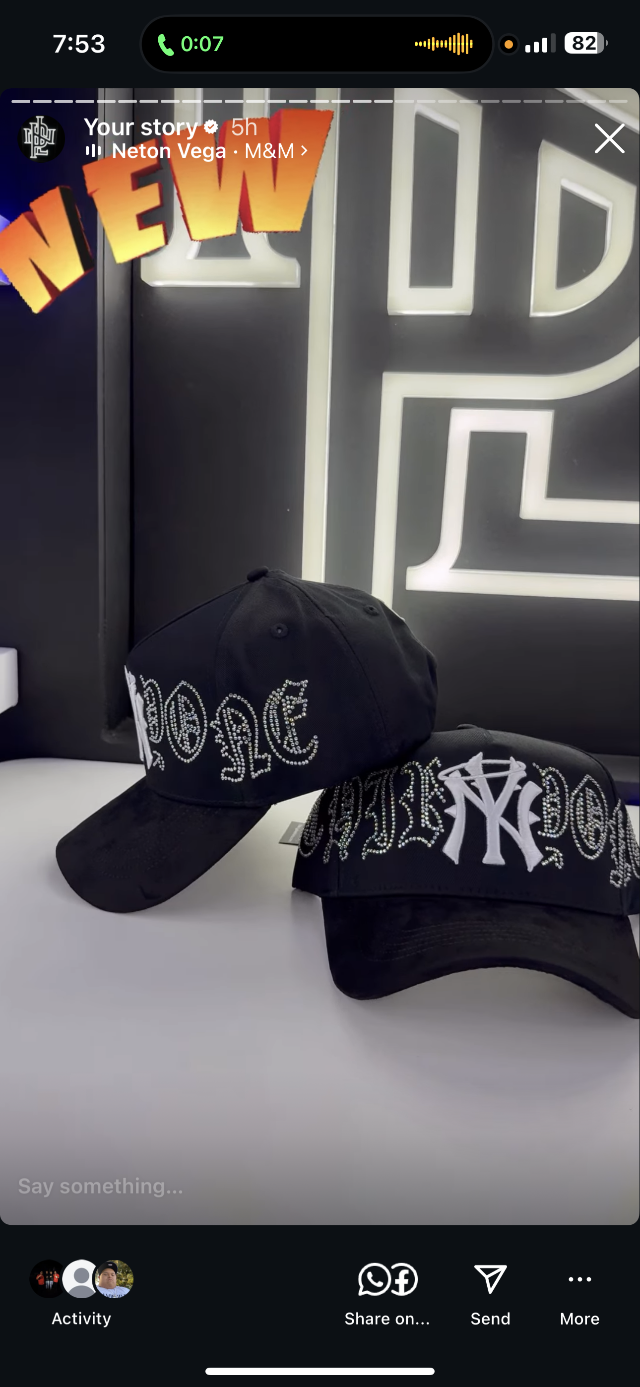 THIRTY ONE NY CRYSTAL HAT