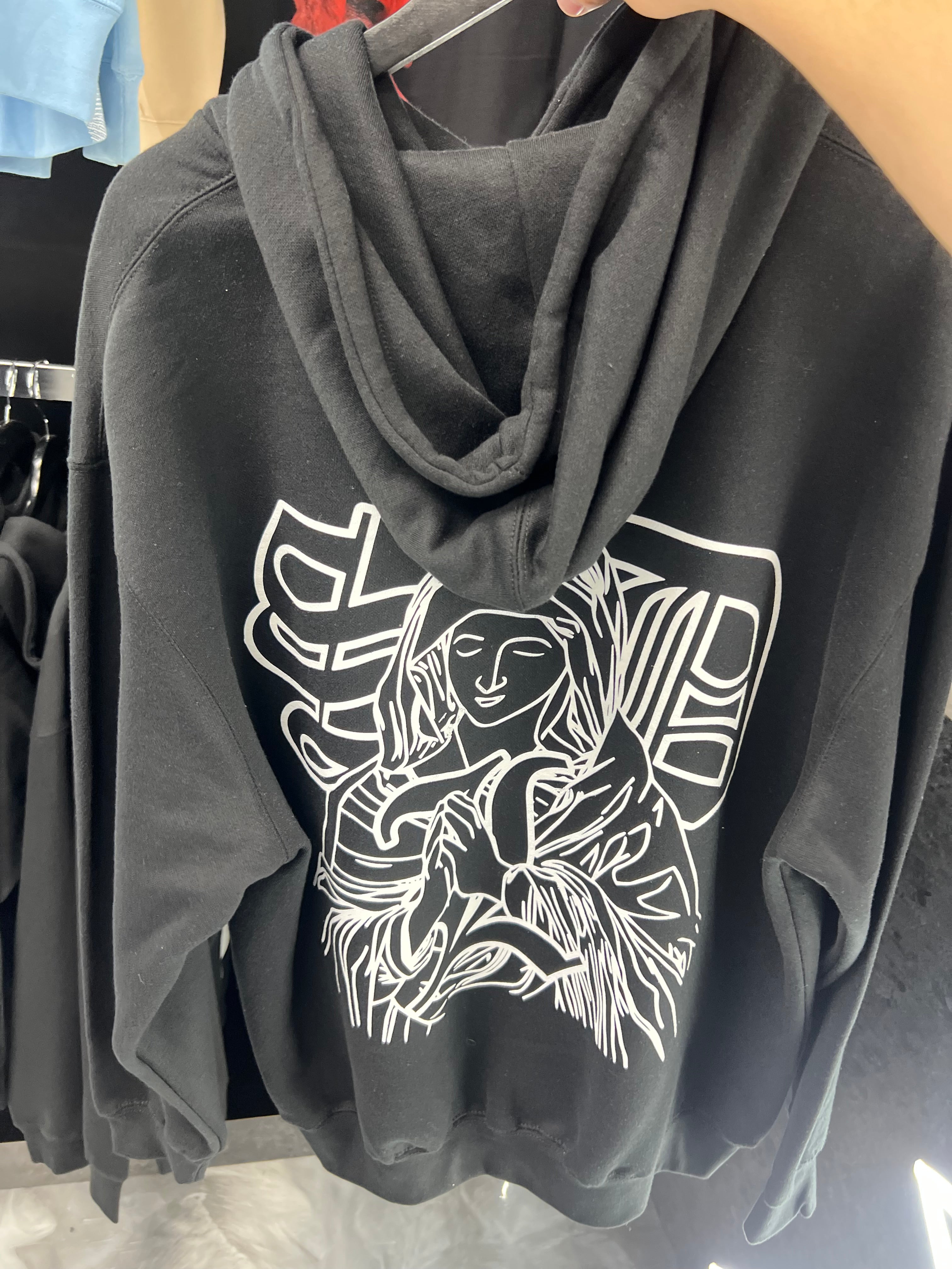 SDL RHINESTONE VIRGIN MARY HOODIE