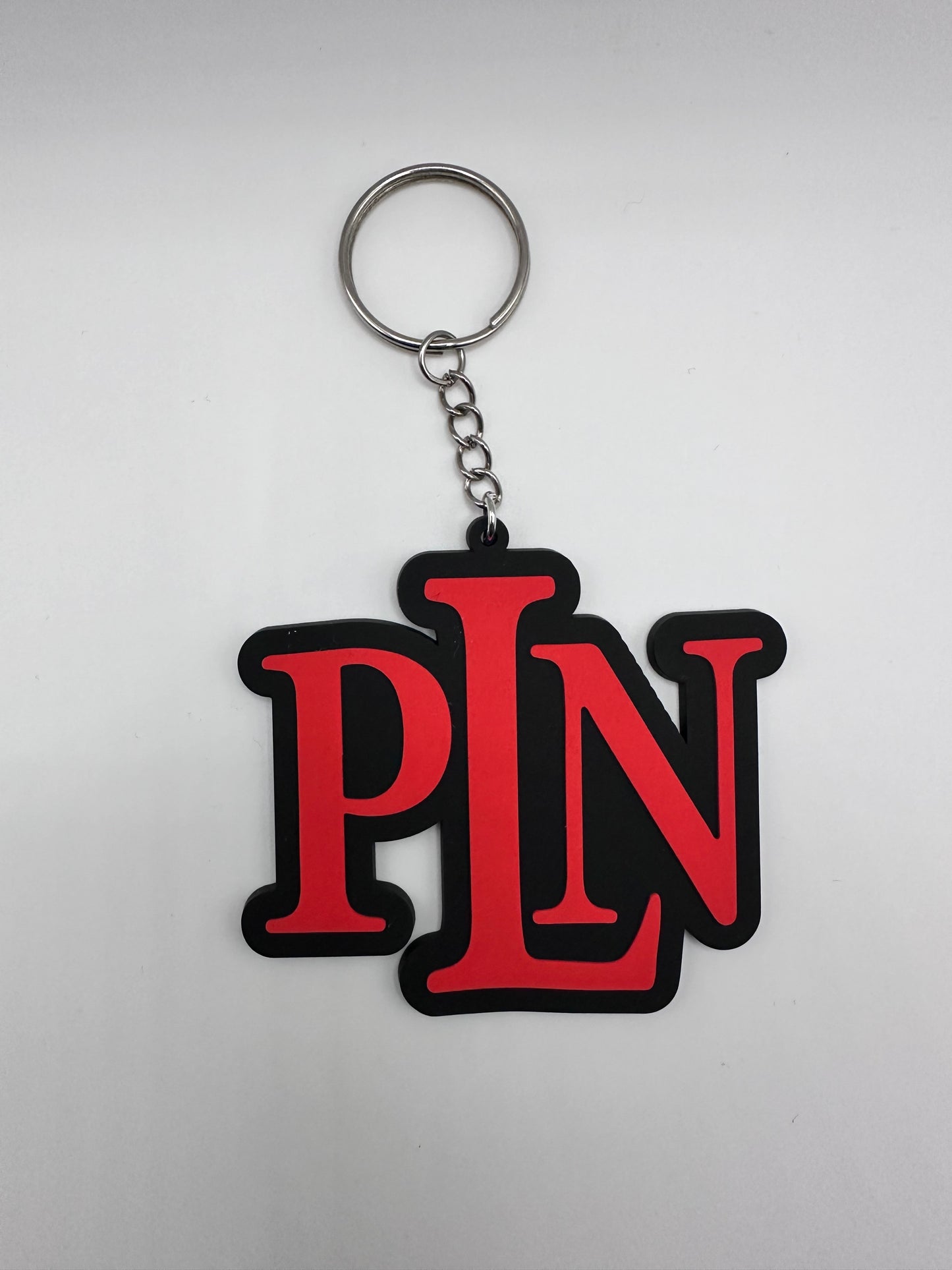 RED AND BLACK KEYCHAIN