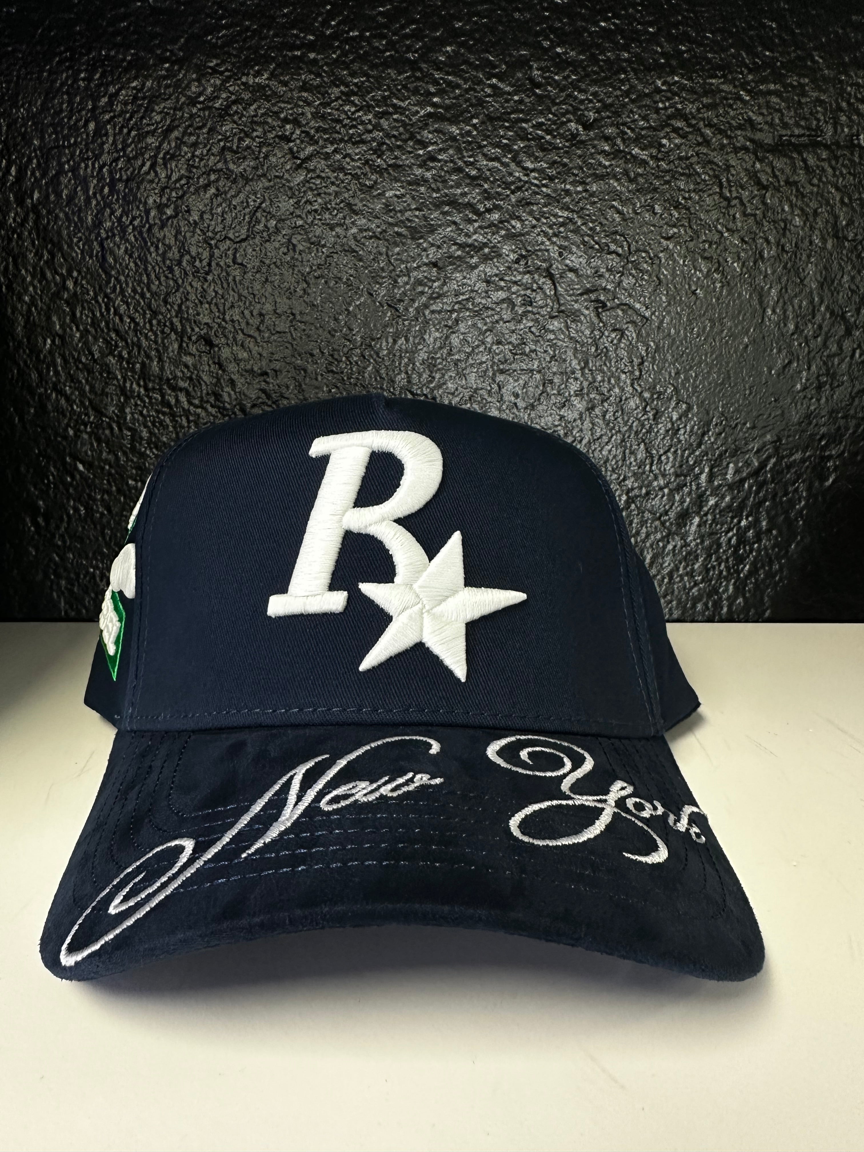 REBEL BLUE GLOW IN THE DARK HAT